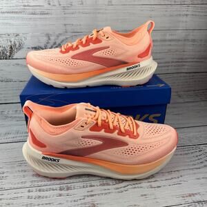 Brooks Glycerin 23 Womens US 12 B Running Shoes Coral Peach Spellbound